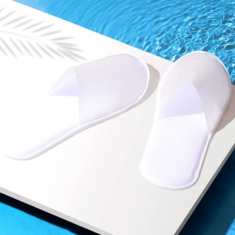 Chancletas de hotel desechables portátiles ecológicas de bambú biodegradable al por mayor de calidad económica