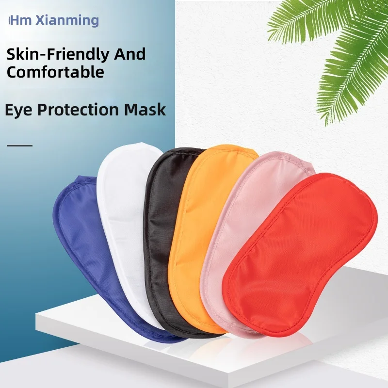 Custom Soft Comfortable Sleeping Eye Patch Earplug Set Hotel Airline Travel Disposable Eye Mask