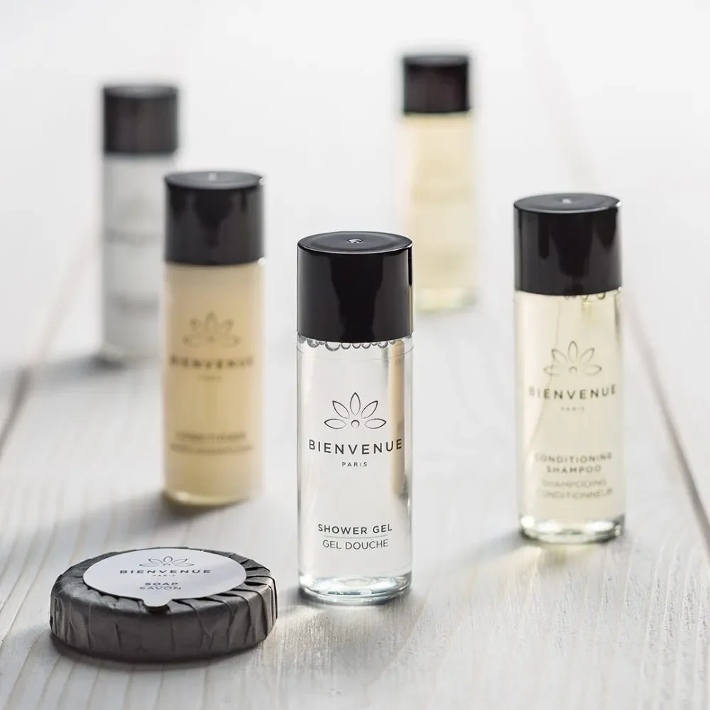 Hotels Linens & Amenities Inc. Private Label Hotel Amenities Body Soap Custom Logo Hotel Amenities Kit