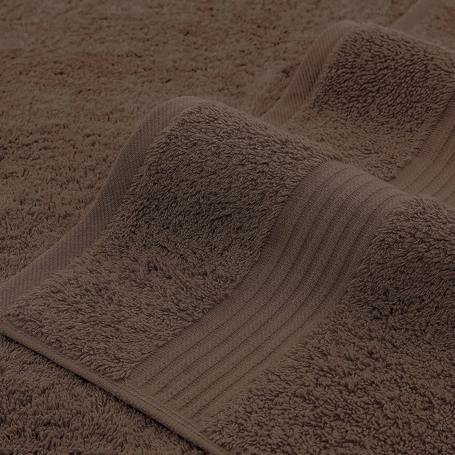 Hotel & Spa Quality 100% Cotton Bath Towels Quick-dry Disposable Wave Style Soft White Coffee Blue Color Hand & Face Towel
