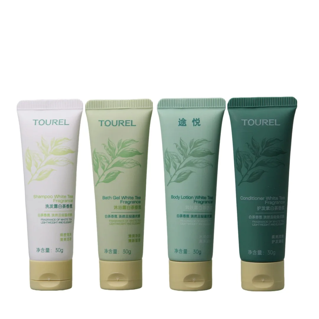 30ml Luxury Bath And Body Hotel Amenities Tube For Shampoo And Cosmetic Storage Hotel Essentials