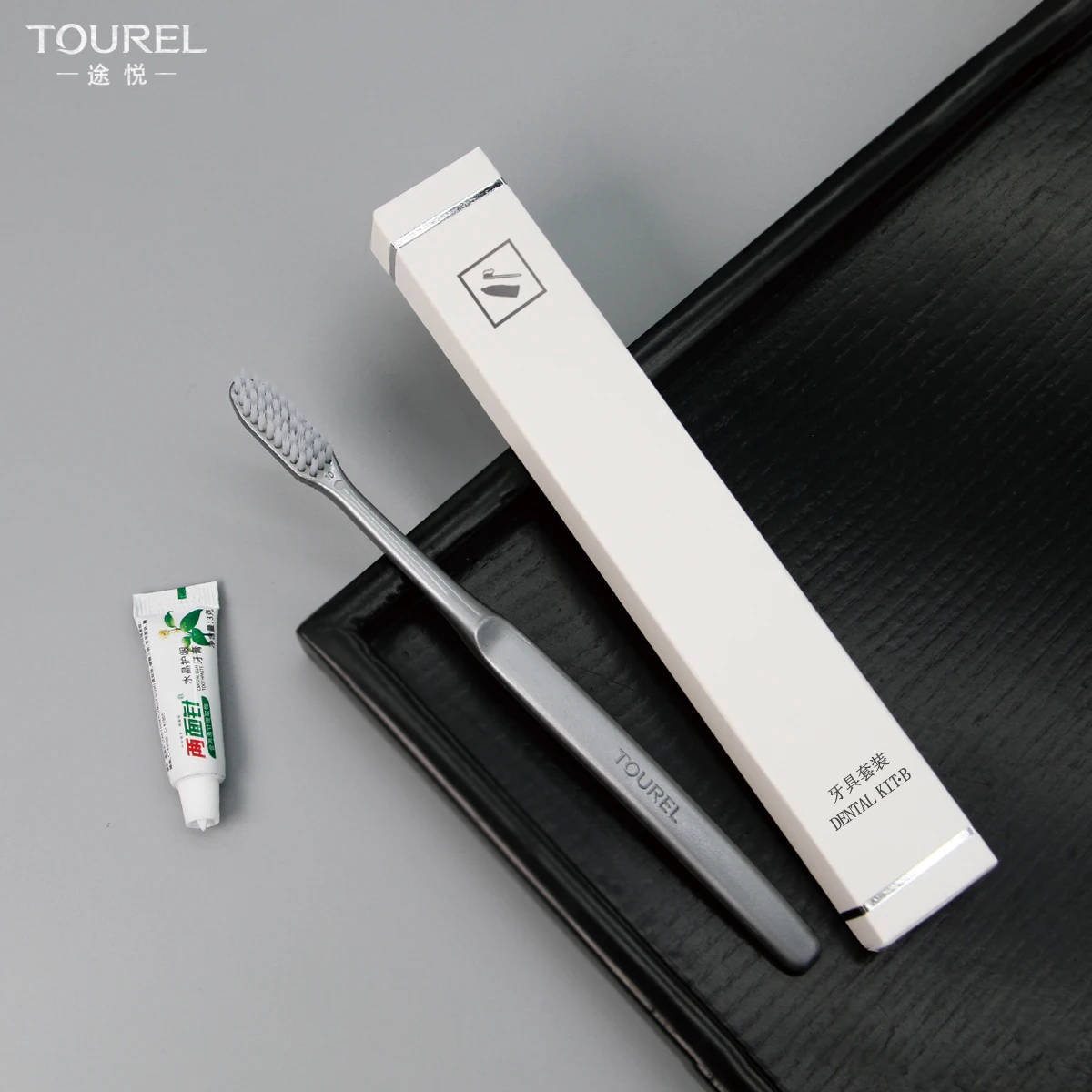 Cheap Price Nylon Bristle Hotel Disposable Toothbrush One Time Use Hard Bristle Plastic Dental Kit