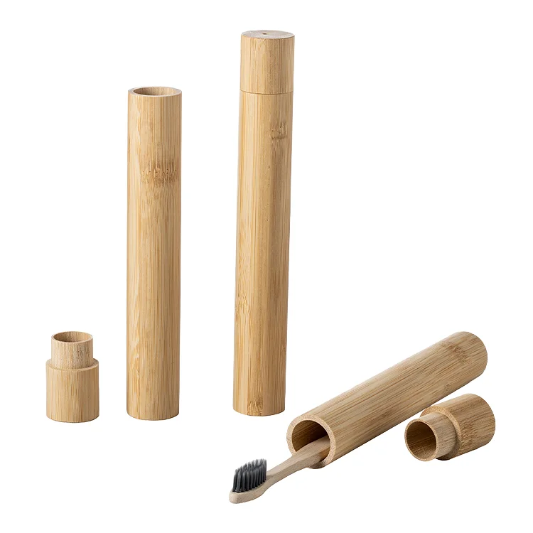 100% Natural Biodegradable Organic Eco-friendly Bamboo Toothbrush Disposable With Charcoal Bristles For Home Use