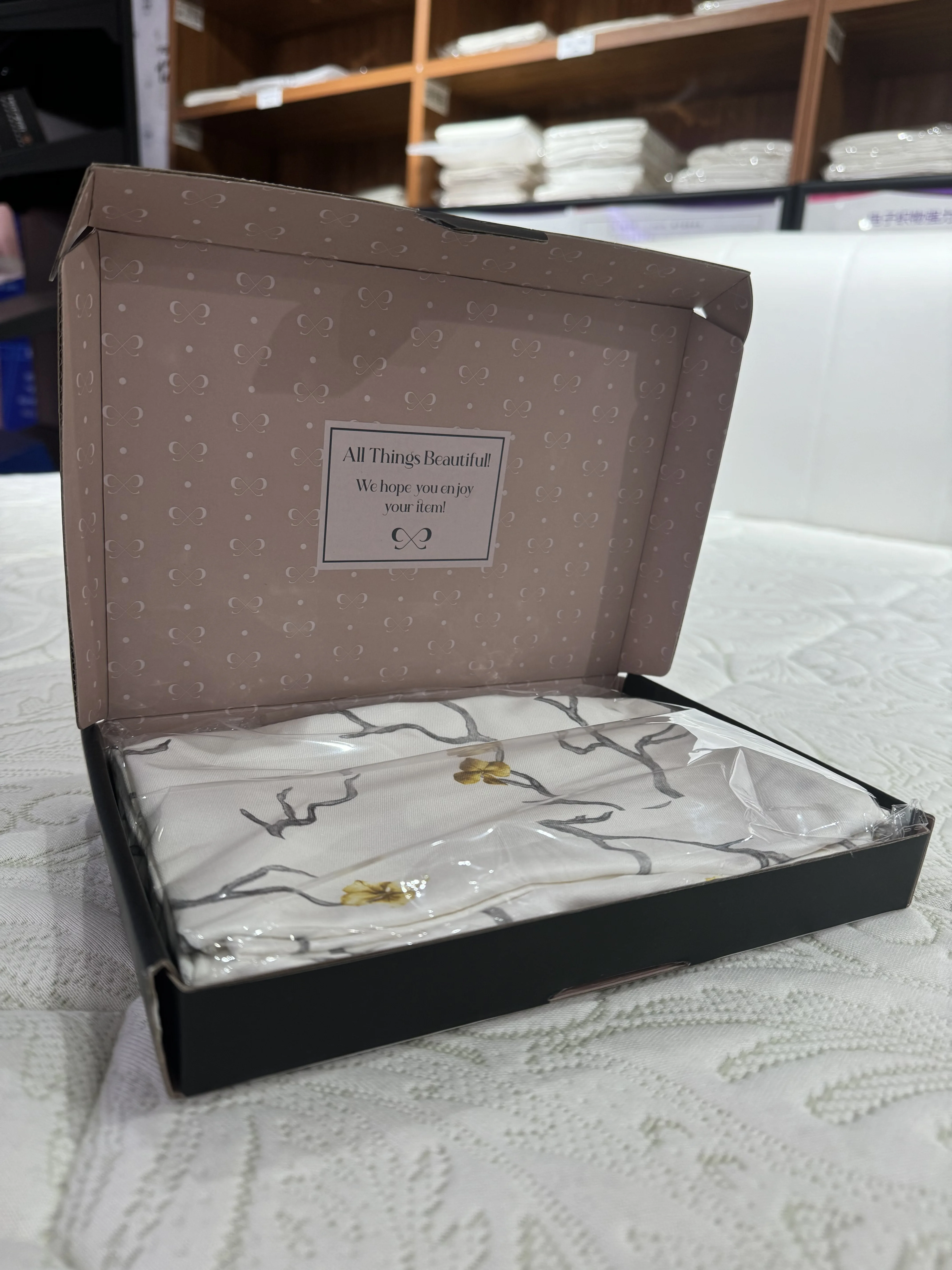 Serviette de table rectangulaire réutilisable en coton biologique 100 % pour boissons, décoration de mariage d'hôtel de luxe — blanc