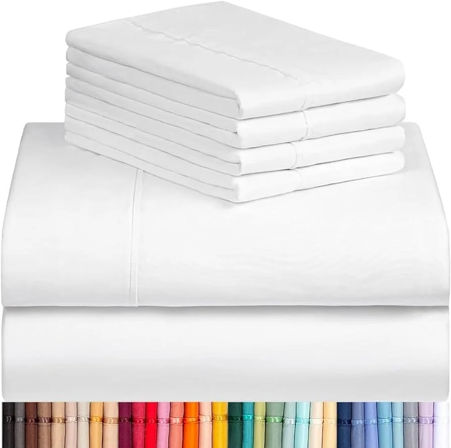 All 100% Cotton 5 Star Hotel Luxury Bed Sheets Set Egyptian Cotton Bedding Set With Pillows