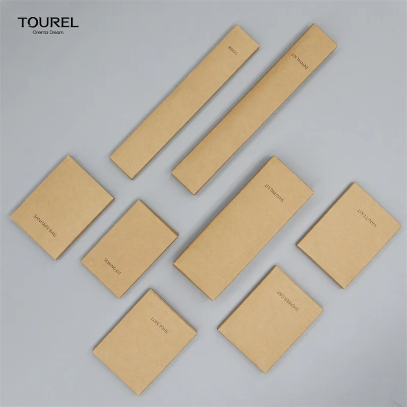 Guesthouse Amenities Biodegradable Amenities Sachet Packaging Eco Friendly Bamboo Hotel Amenity Box