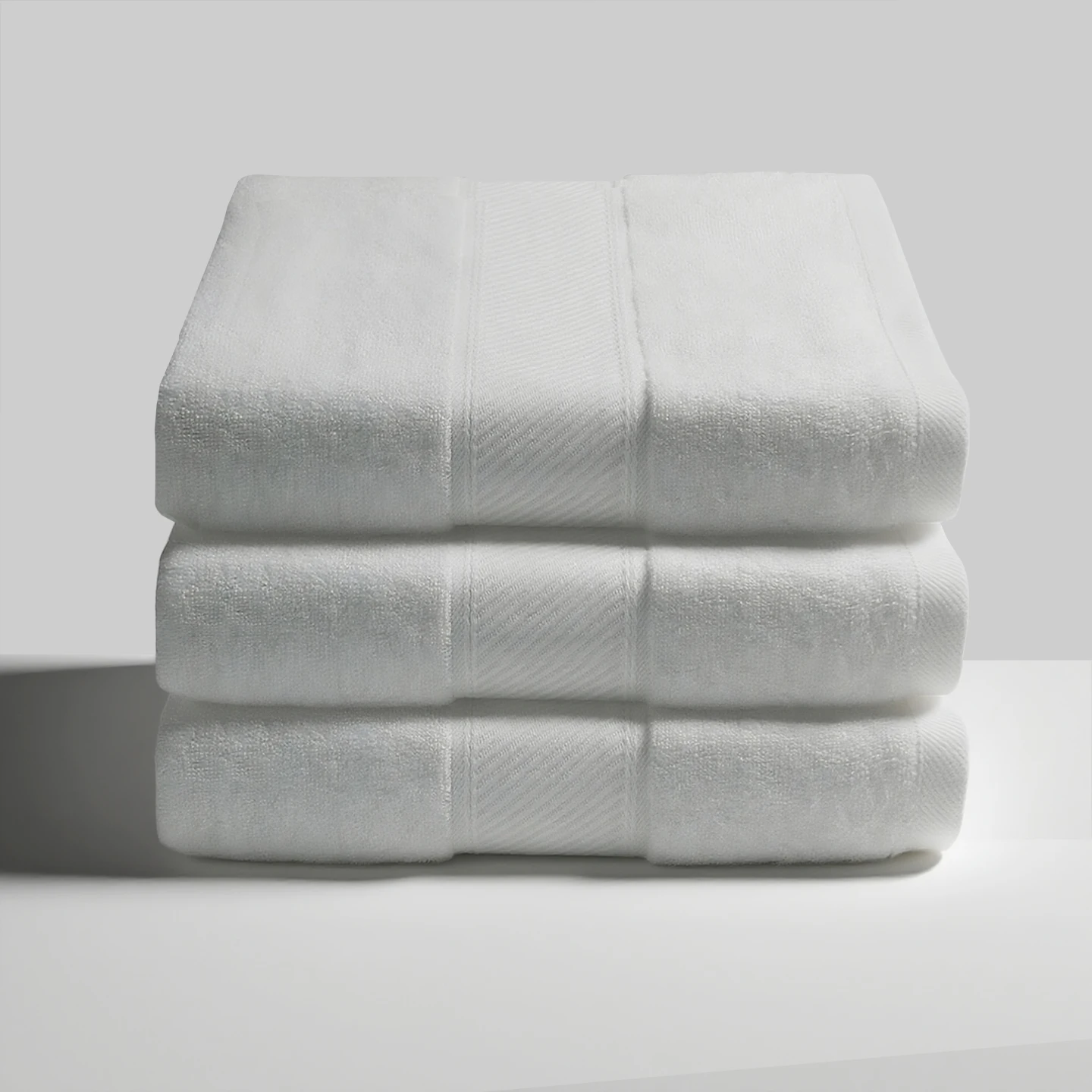 Custom Logo Solid Color White 5 Star Spa Hotel Super Soft Absorbent 100% Cotton Eco-friendly Quick-dry Luxury Bath Towel Set