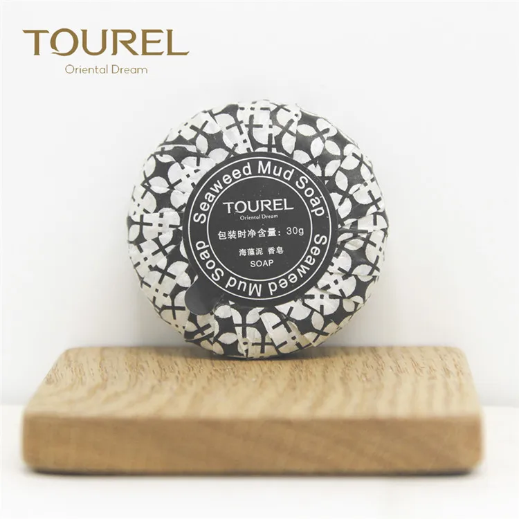 Tourel Supplies Cheap Price Small Hotel Round Soap Personal Wrappers Fragrance-free Eco Friendly Certified Hotel Mini Soap
