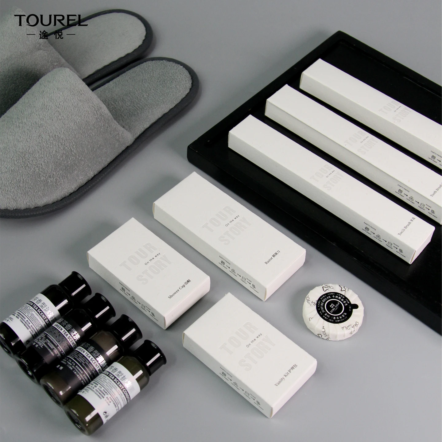 Luxury Mini 15g 20g Round Shape Eco-friendly Disposable Plastic Shampoo Bathing Soap Custom Packing Hotel Soaps