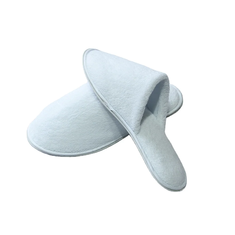 Chaussons jetables en gros pour femmes, lavables, pour spa invités, en velours corail intercontinental, molleton corail en coton, écologiques, légers, avec logo personnalisé