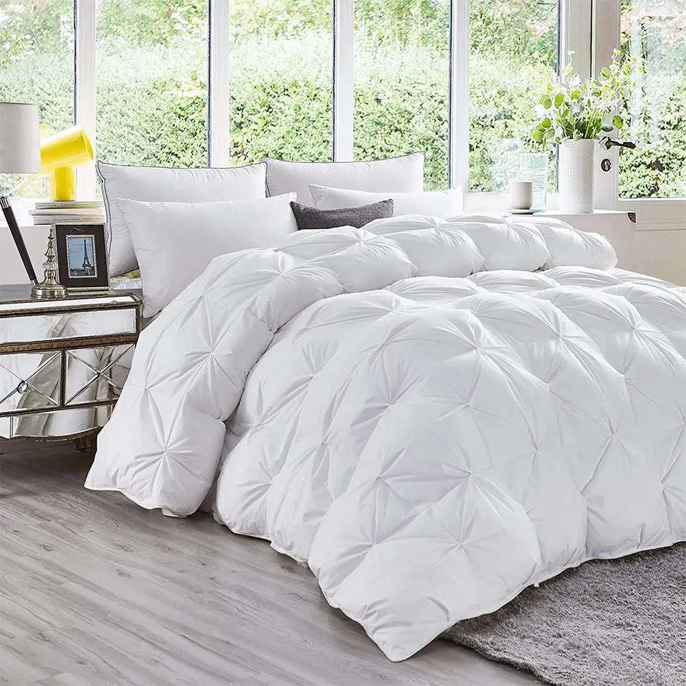 Luxury Resort 5-star Hotel Collection Single Cover Bed Comforters Quilt Embossing Velvet Fabric Plain Solid National 4 Pcs