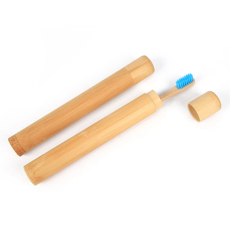 Low Cost Disposable Bath Toiletries Eco-friendly Bamboo Toothbrush Holder New Style 100% Eco-friendly Soft Chinese Raw Supplier